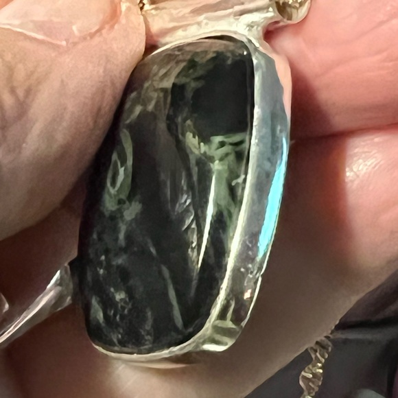 NEW Kambaba Jasper silver necklace - Picture 3 of 7